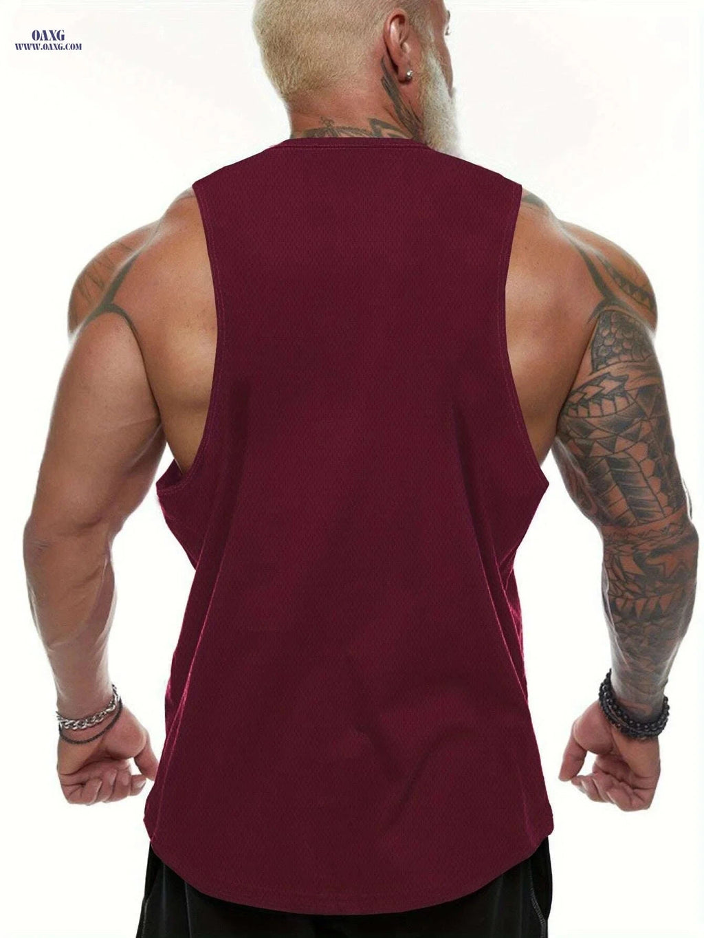 Power Gym Men's Sleeveless Vest - Lightweight Athletic Top for Summer   OAXG Royal Blue / S