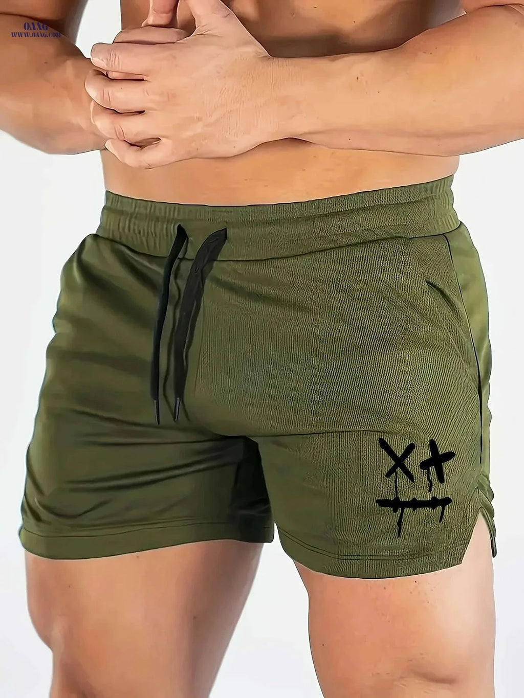 Quick-Dry Athletic Shorts - Breathable Men's Summer Gym and Running   OAXG 