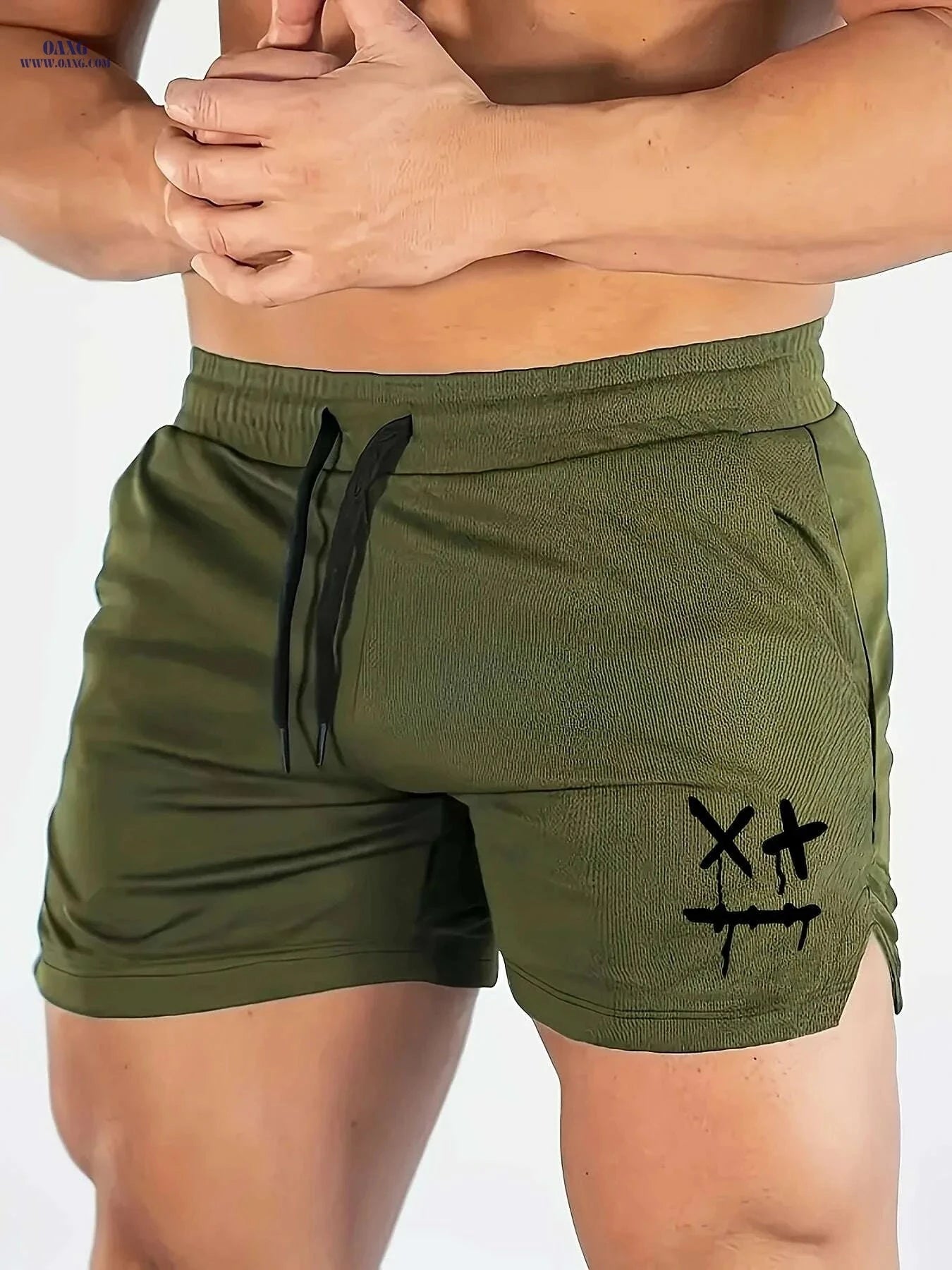 Quick-Dry Athletic Shorts - Breathable Men's Summer Gym and Running   OAXG 