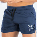Quick-Dry Athletic Shorts - Breathable Men's Summer Gym and Running   OAXG Navy Blue / US XS