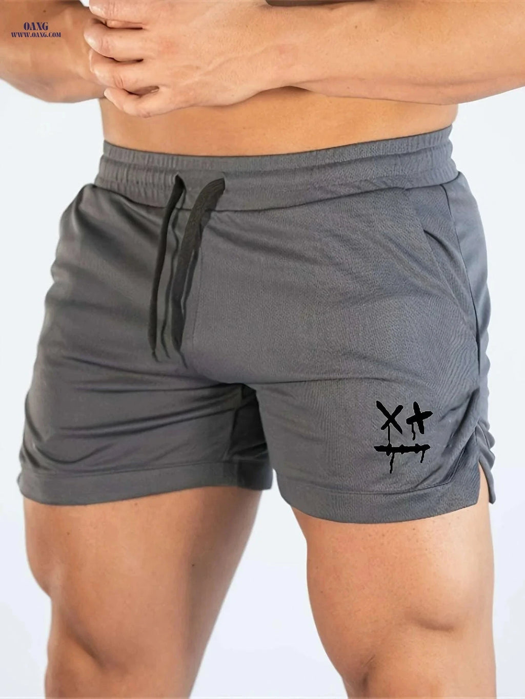 Quick-Dry Athletic Shorts - Breathable Men's Summer Gym and Running   OAXG Navy Blue / US XS