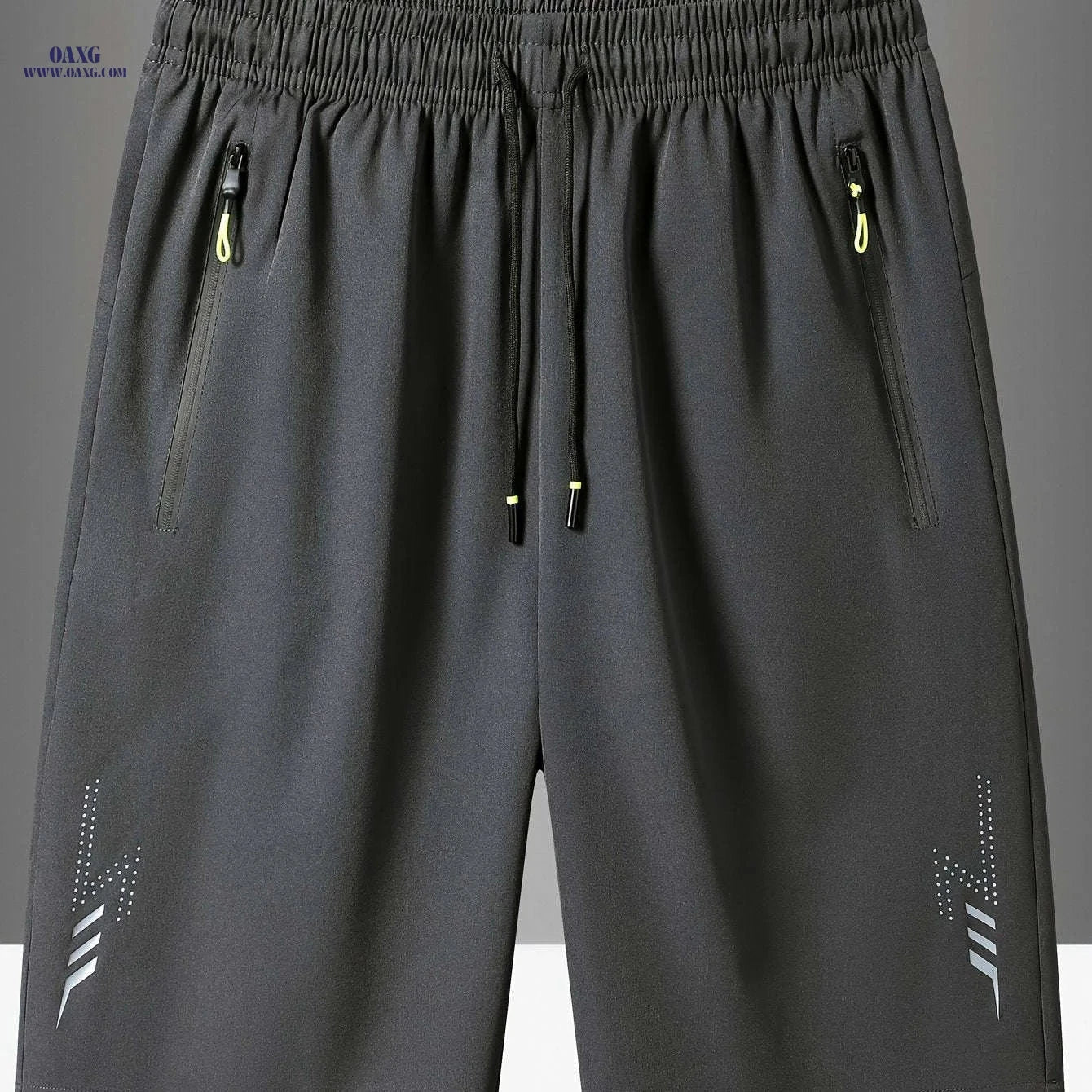 Quick-Dry Men’s Outdoor Sports Shorts - Casual Beach Running Shorts   OAXG Black / FR S