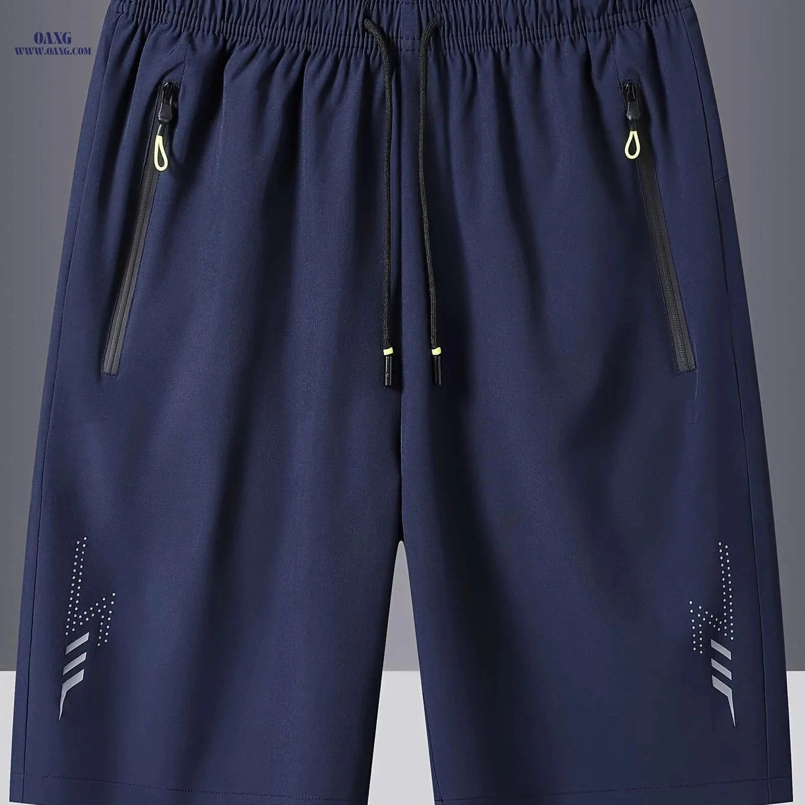 Quick-Dry Men’s Outdoor Sports Shorts - Casual Beach Running Shorts   OAXG Black / FR S