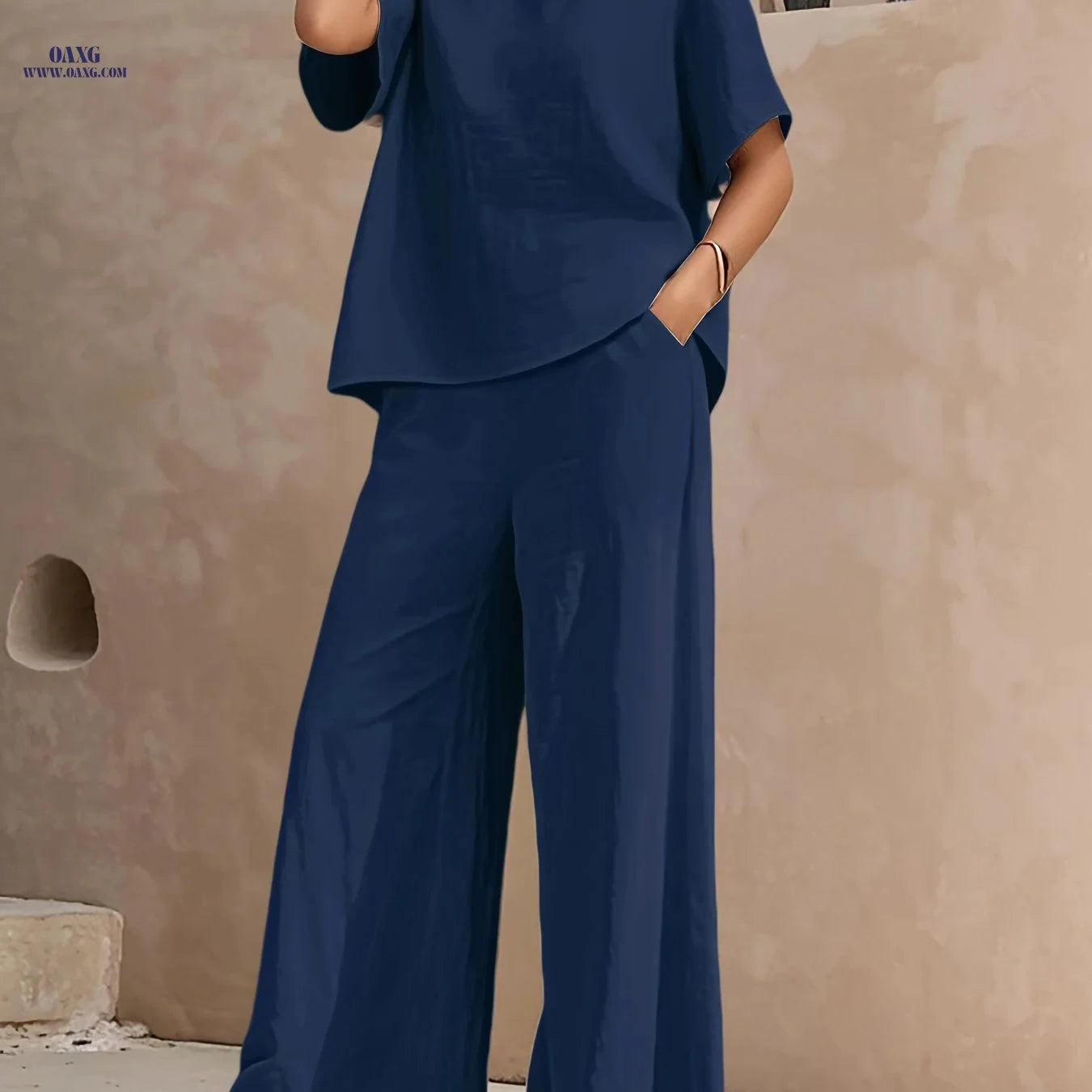 RANLEGE Women's Casual Suit - 100% Polyester, All-Season Wear   OAXG 