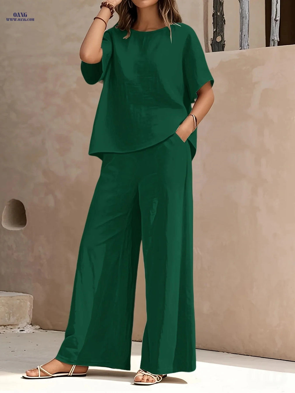 RANLEGE Women's Casual Suit - 100% Polyester, All-Season Wear   OAXG 