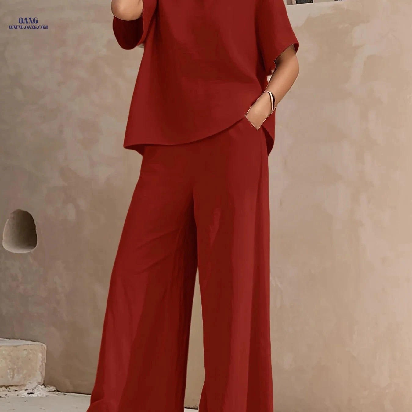 RANLEGE Women's Casual Suit - 100% Polyester, All-Season Wear   OAXG 