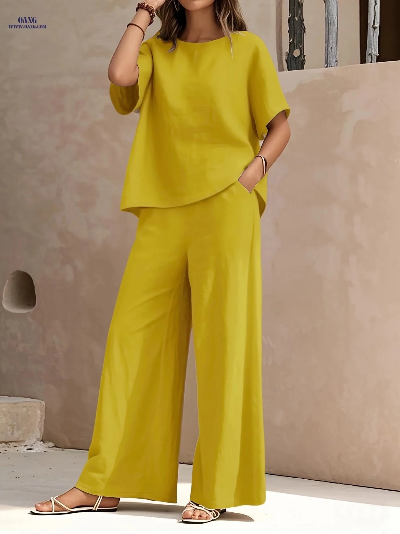 RANLEGE Women's Casual Suit - 100% Polyester, All-Season Wear   OAXG 