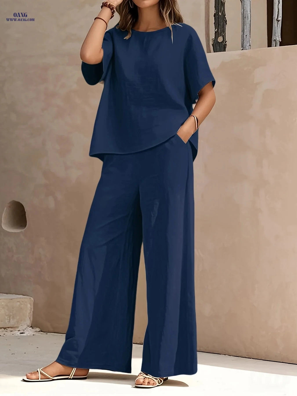 RANLEGE Women's Casual Suit - 100% Polyester, All-Season Wear   OAXG 