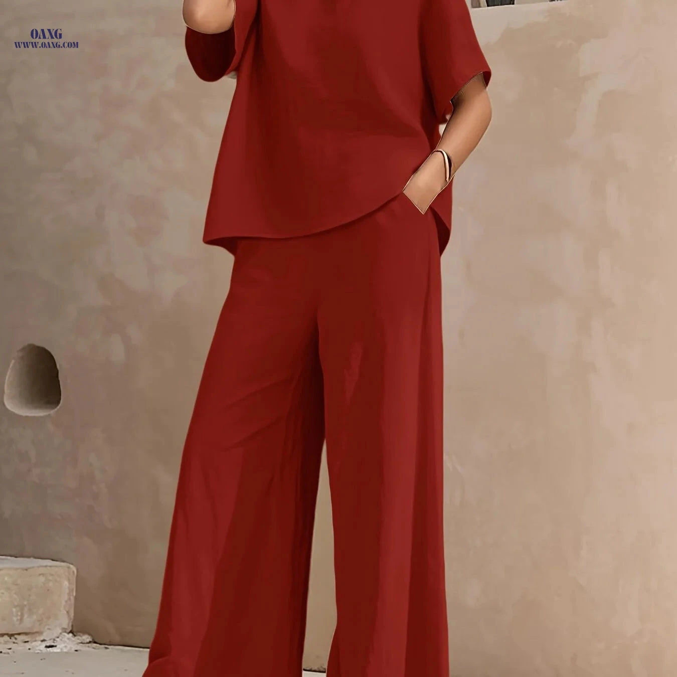 RANLEGE Women's Casual Suit - 100% Polyester, All-Season Wear   OAXG 