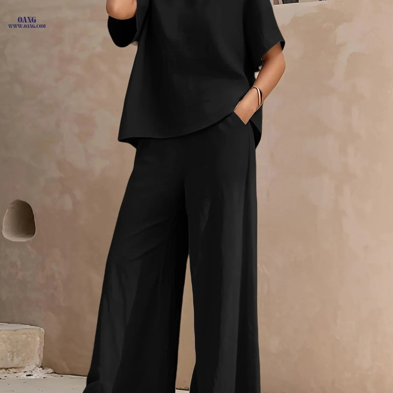 RANLEGE Women's Casual Suit - 100% Polyester, All-Season Wear   OAXG 