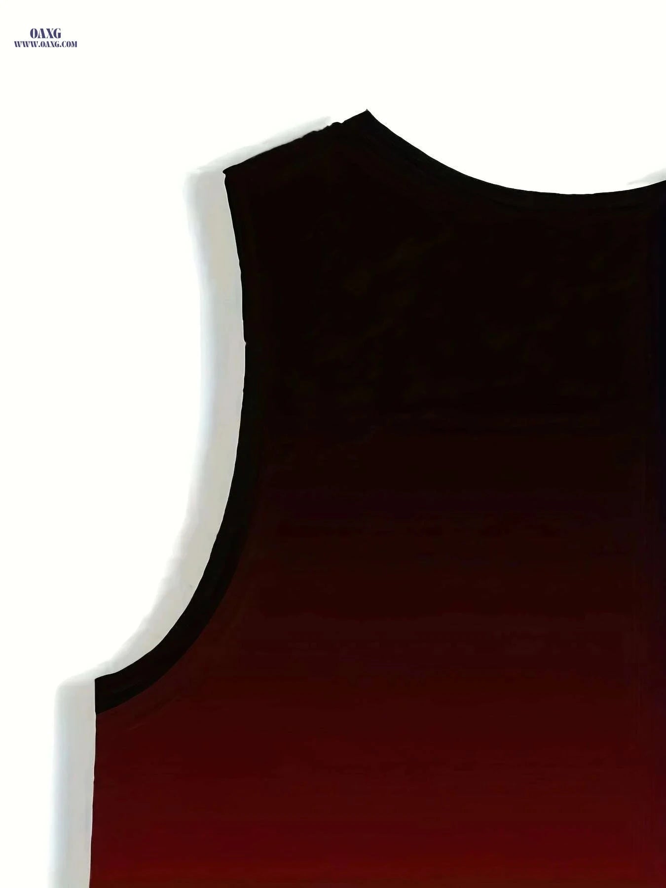 Red Gradient Men's Tank Top - "Faith" Print, Casual Sleeveless Shirt   OAXG Mixed Color / S
