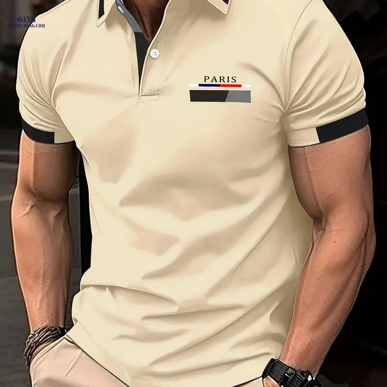 RED SPY Men's Summer Fashion Shirt - Casual Short Sleeve, Vibrant Pink   OAXG 