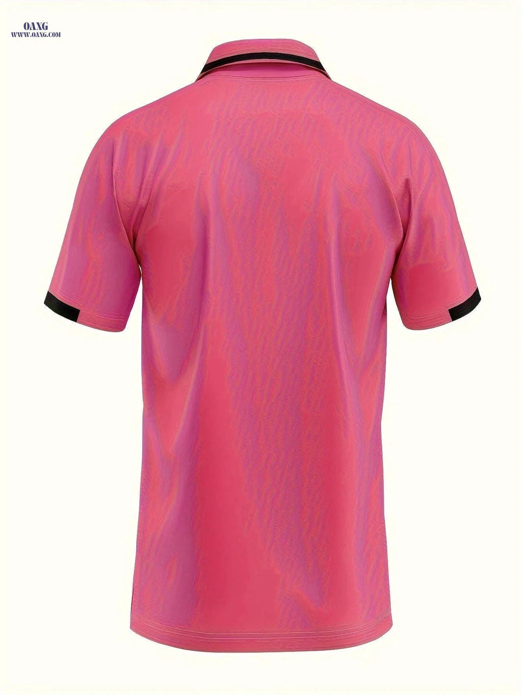RED SPY Men's Summer Fashion Shirt - Casual Short Sleeve, Vibrant Pink   OAXG 
