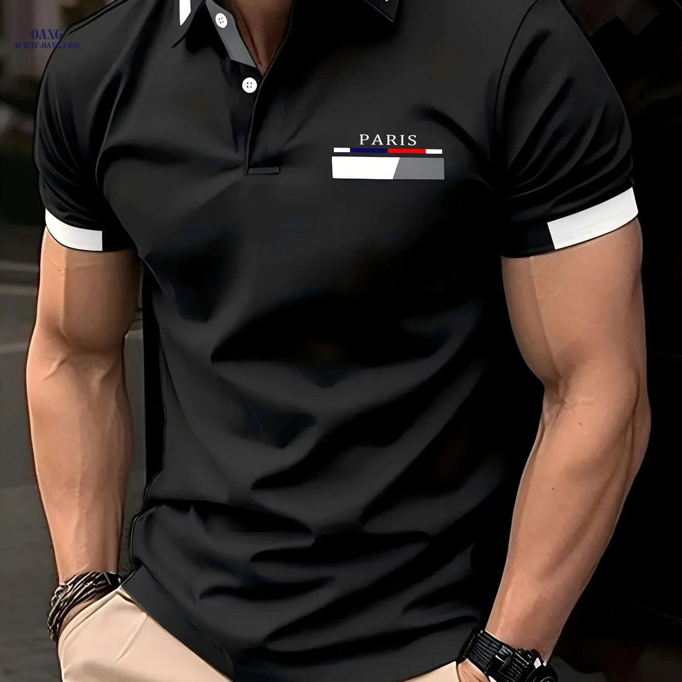 RED SPY Men's Summer Fashion Shirt - Casual Short Sleeve, Vibrant Pink   OAXG 