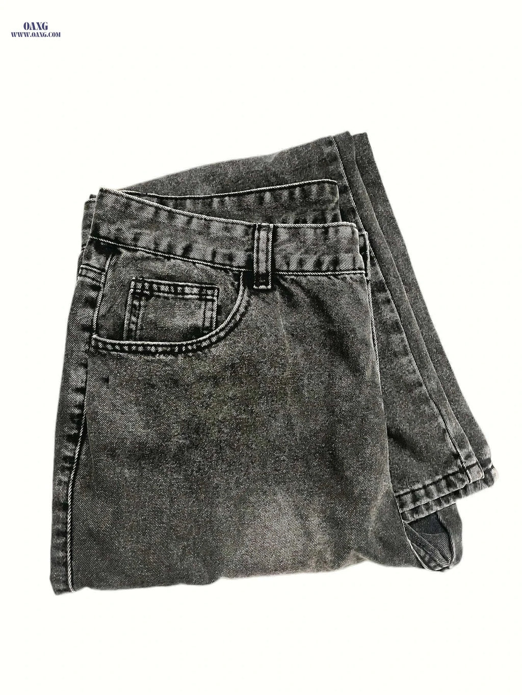 Relaxed Fit Men's Denim Cargo Pants - Large Pockets for Casual Style   OAXG 