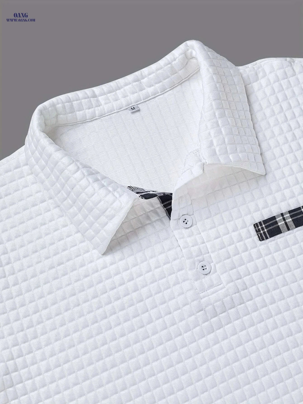 ROYALBOY Men's Long Sleeve Button-Up Shirt - Wrinkle-Resistant Casual Fit   OAXG White / S