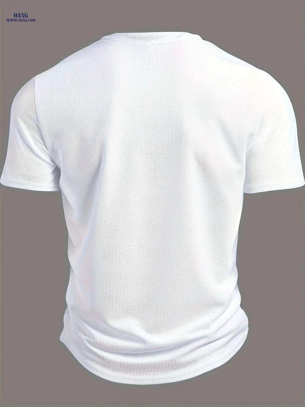 ROYALBOY Men's V-Neck Henley Shirt - Summer Casual Color Block Top   OAXG White / FR S