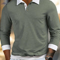 ROYALBOY Men's Waffle Knit Shirt - Casual Long Sleeve Blazer Style   OAXG Green / S