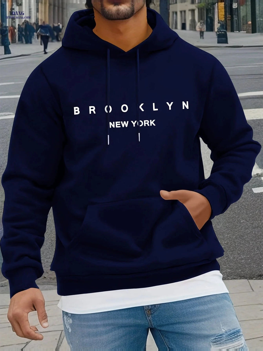 San Francisco Bay Area Men's Hoodie - Trendy Long Sleeve Sweatshirt   OAXG 