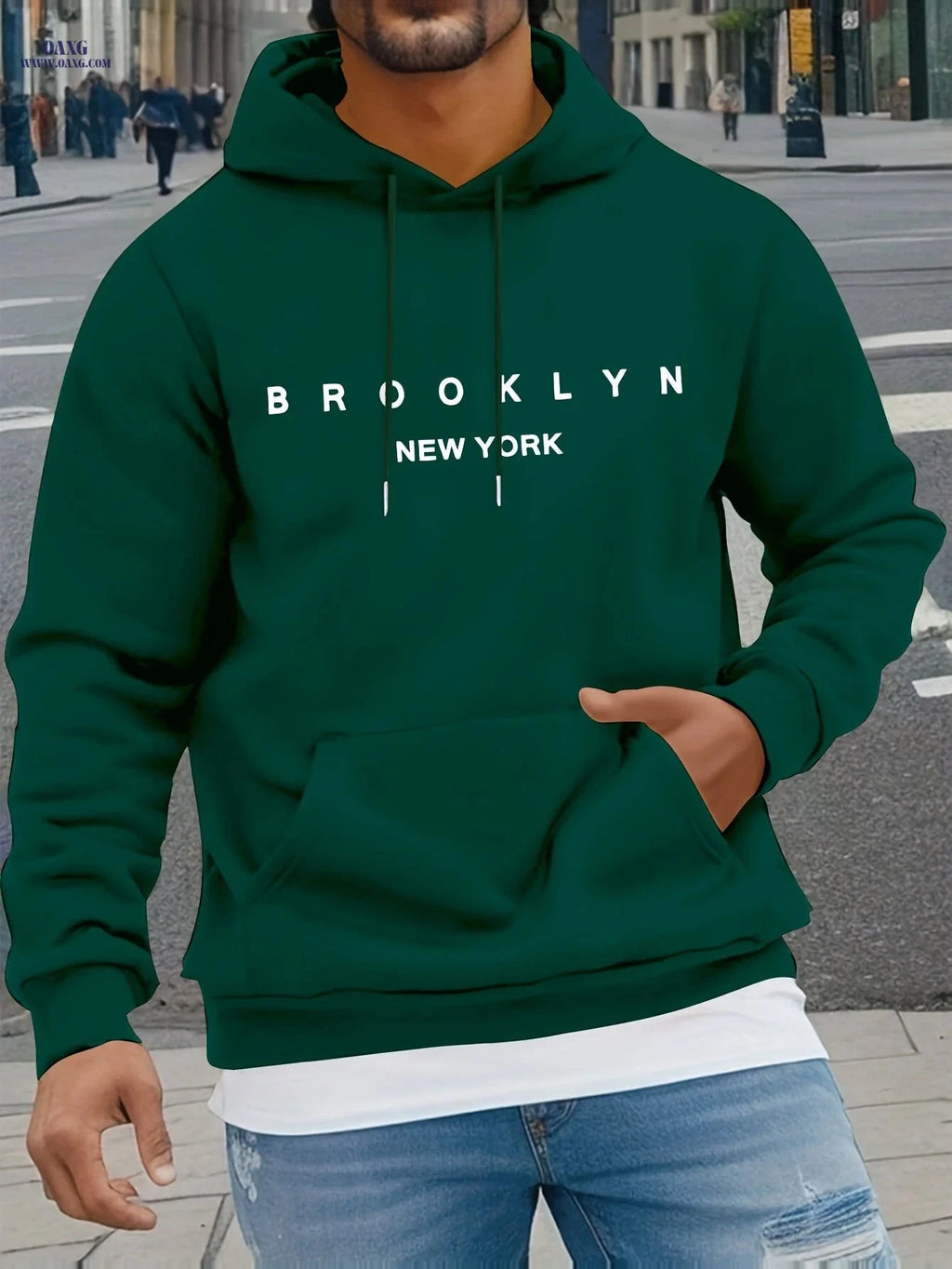 San Francisco Bay Area Men's Hoodie - Trendy Long Sleeve Sweatshirt   OAXG 