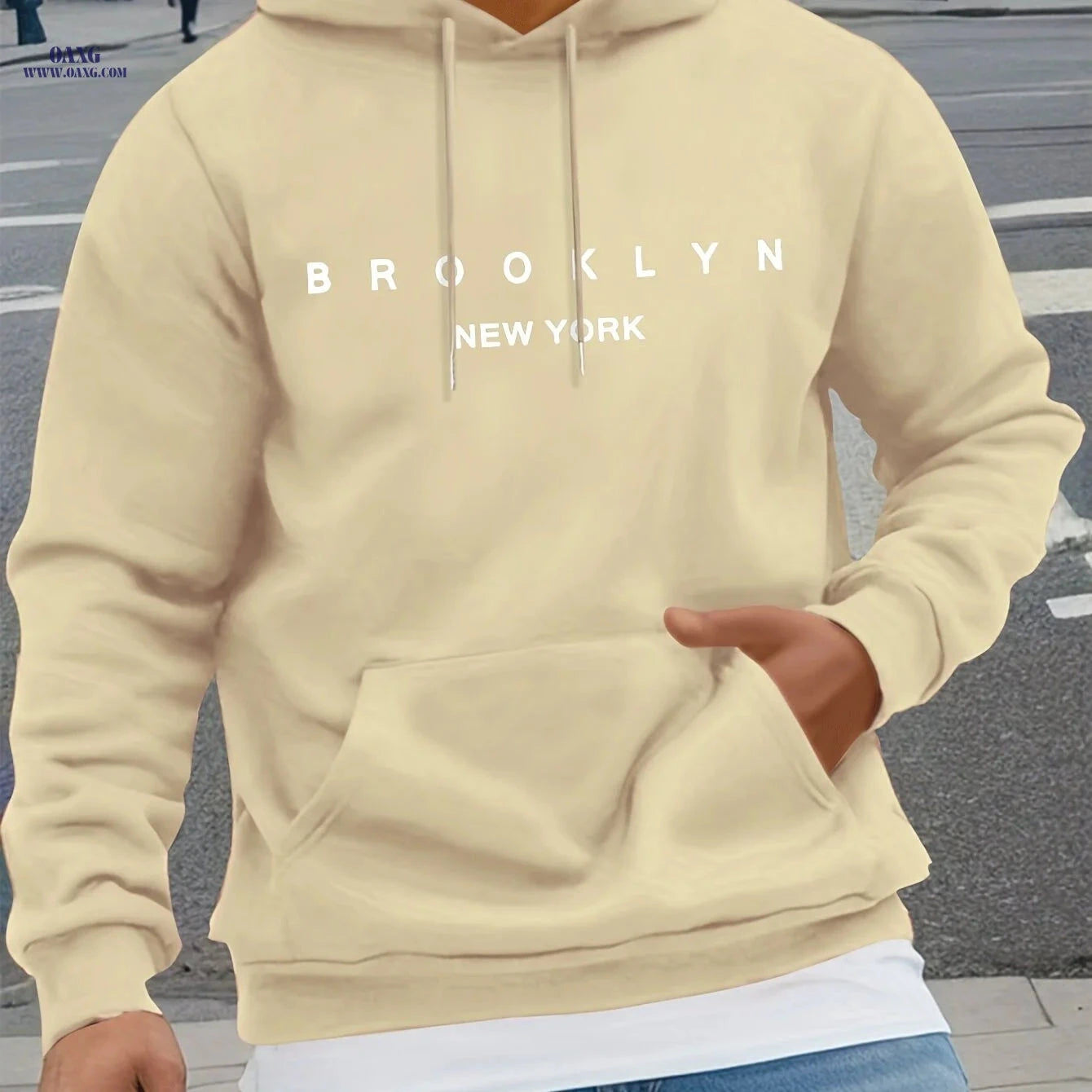 San Francisco Bay Area Men's Hoodie - Trendy Long Sleeve Sweatshirt   OAXG Black / FR S