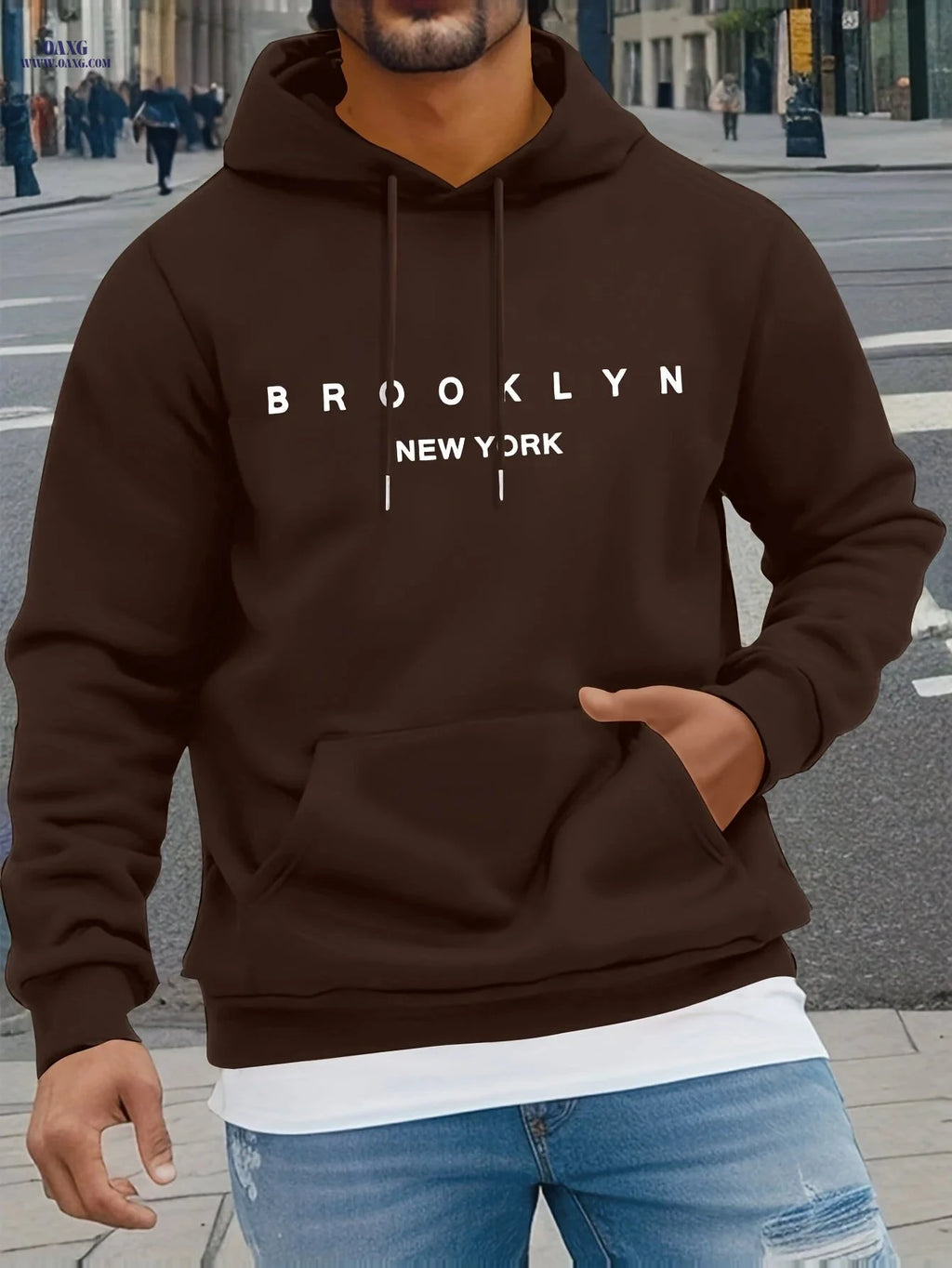 San Francisco Bay Area Men's Hoodie - Trendy Long Sleeve Sweatshirt   OAXG 