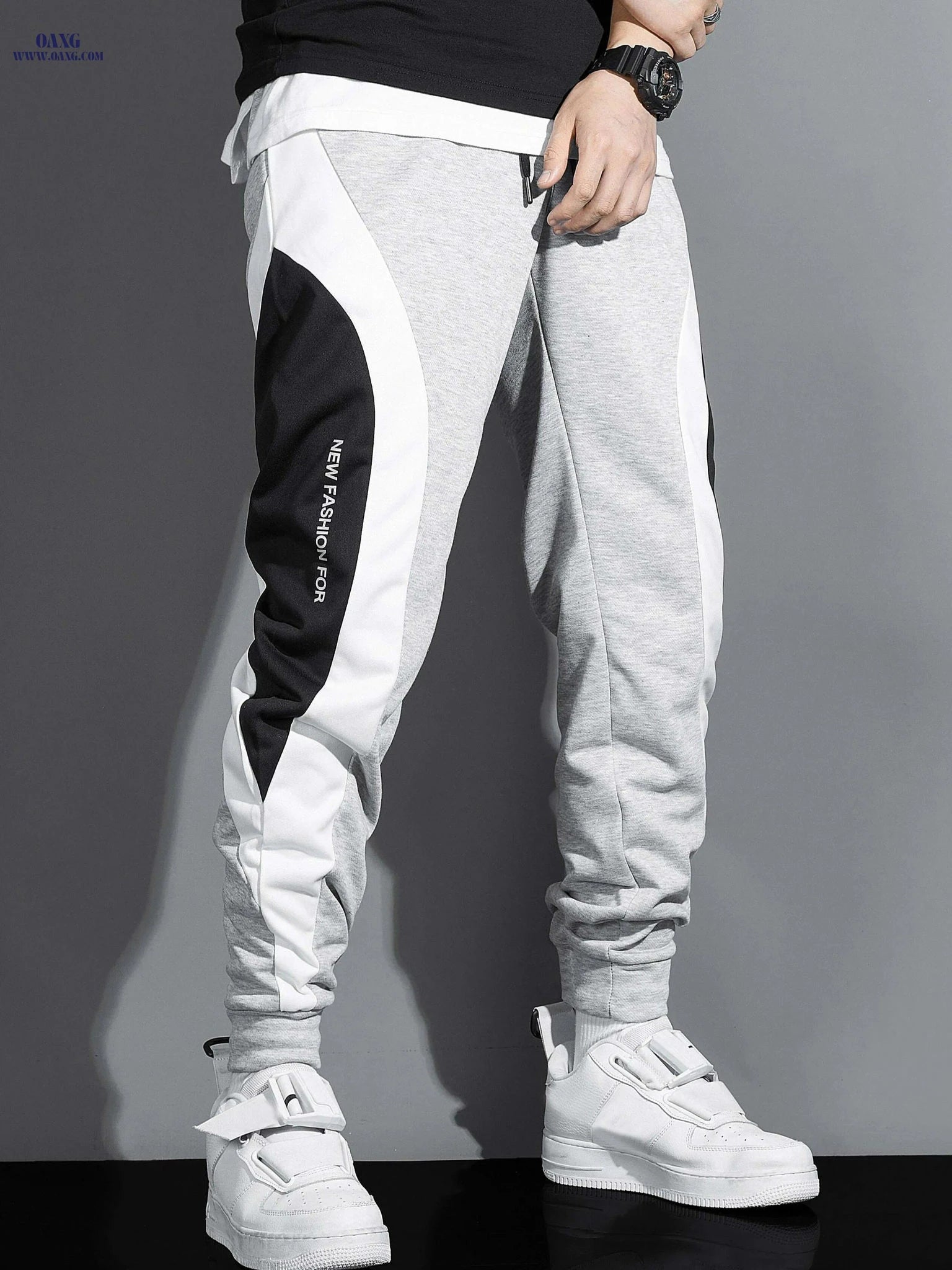Set of 3 Fashion Slacks - Comfortable Sports Sweatpants for Every Occasion   OAXG 
