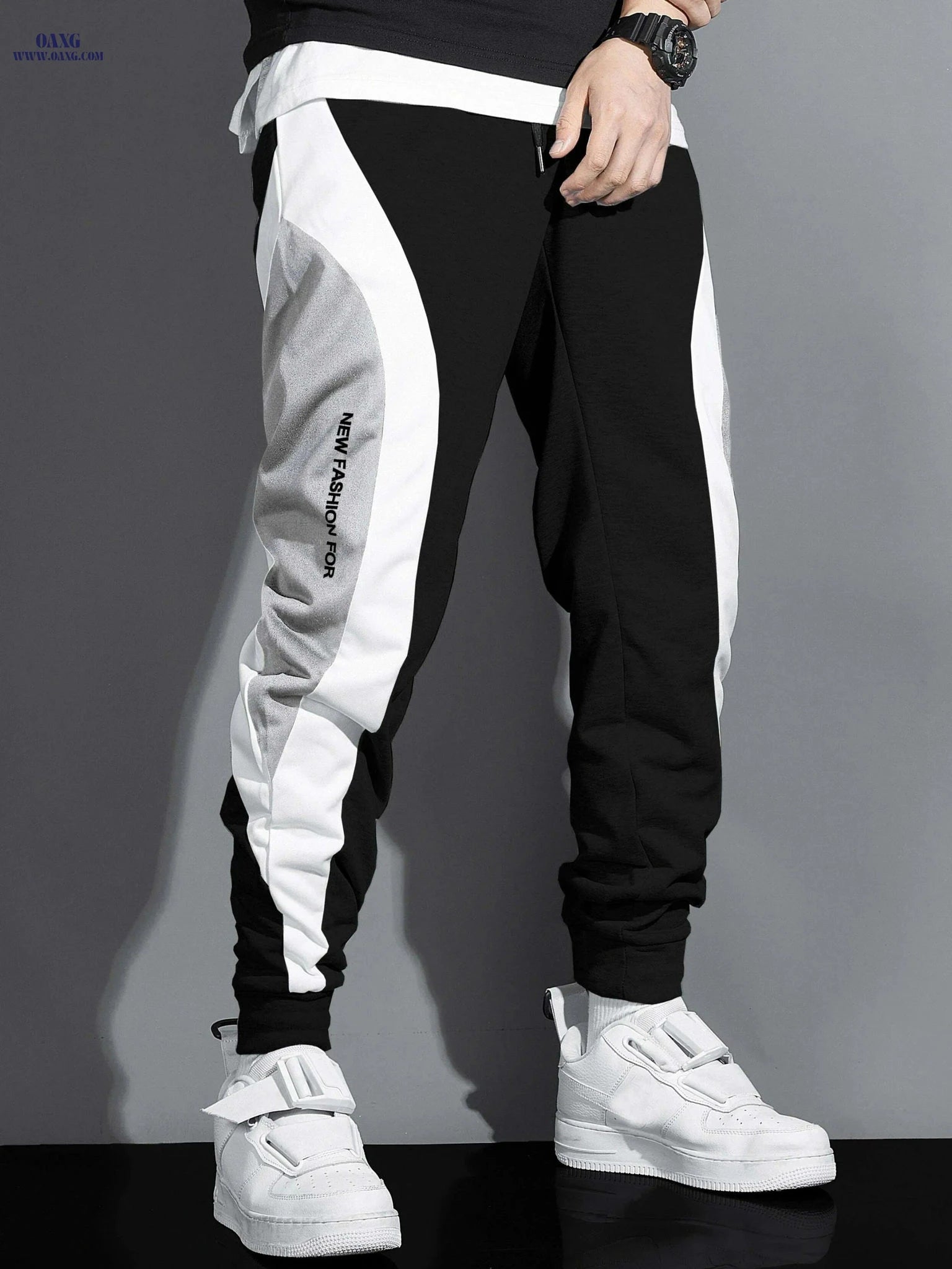 Set of 3 Fashion Slacks - Comfortable Sports Sweatpants for Every Occasion   OAXG Mixed Color / S