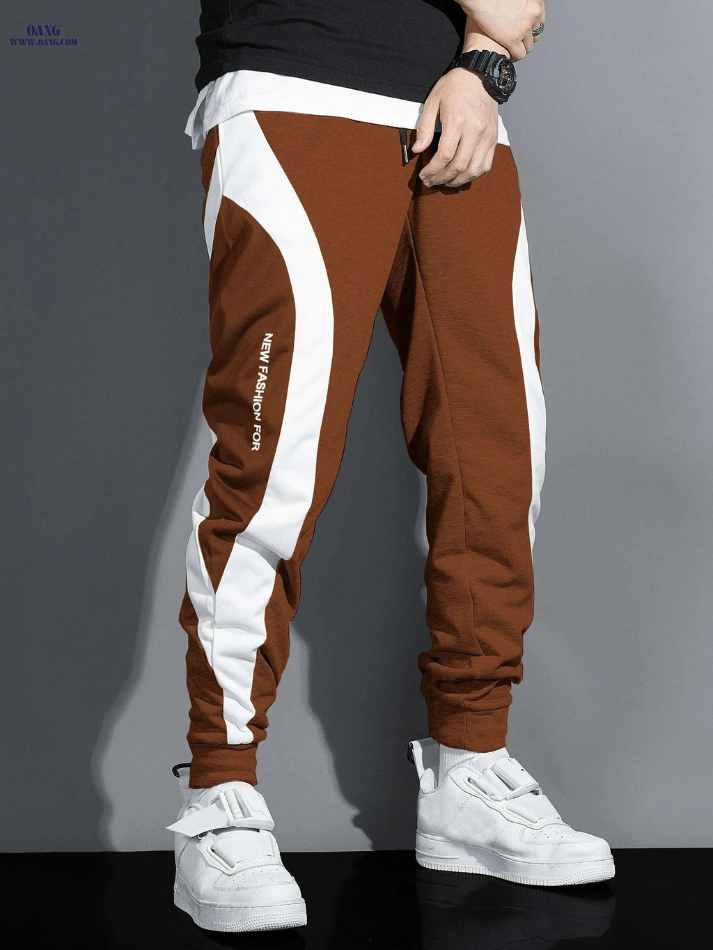 Set of 3 Fashion Slacks - Comfortable Sports Sweatpants for Every Occasion   OAXG Mixed Color / S