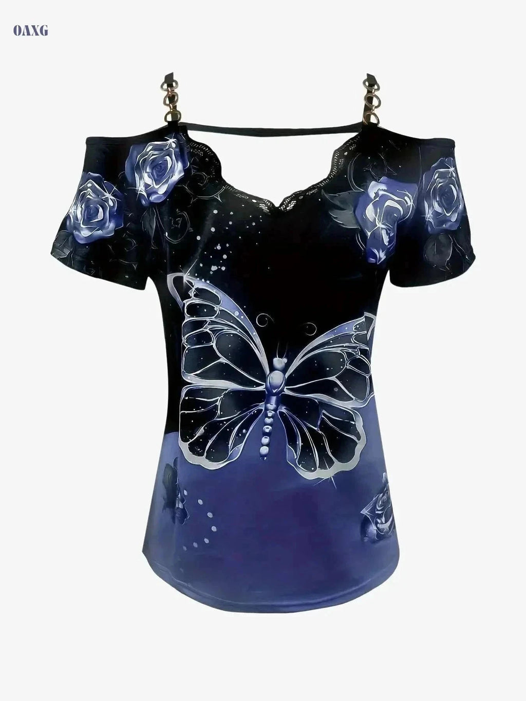 Sexy Butterfly Bra - V-Neck, Mid Elasticity, Summer Essential   OAXG Red / S