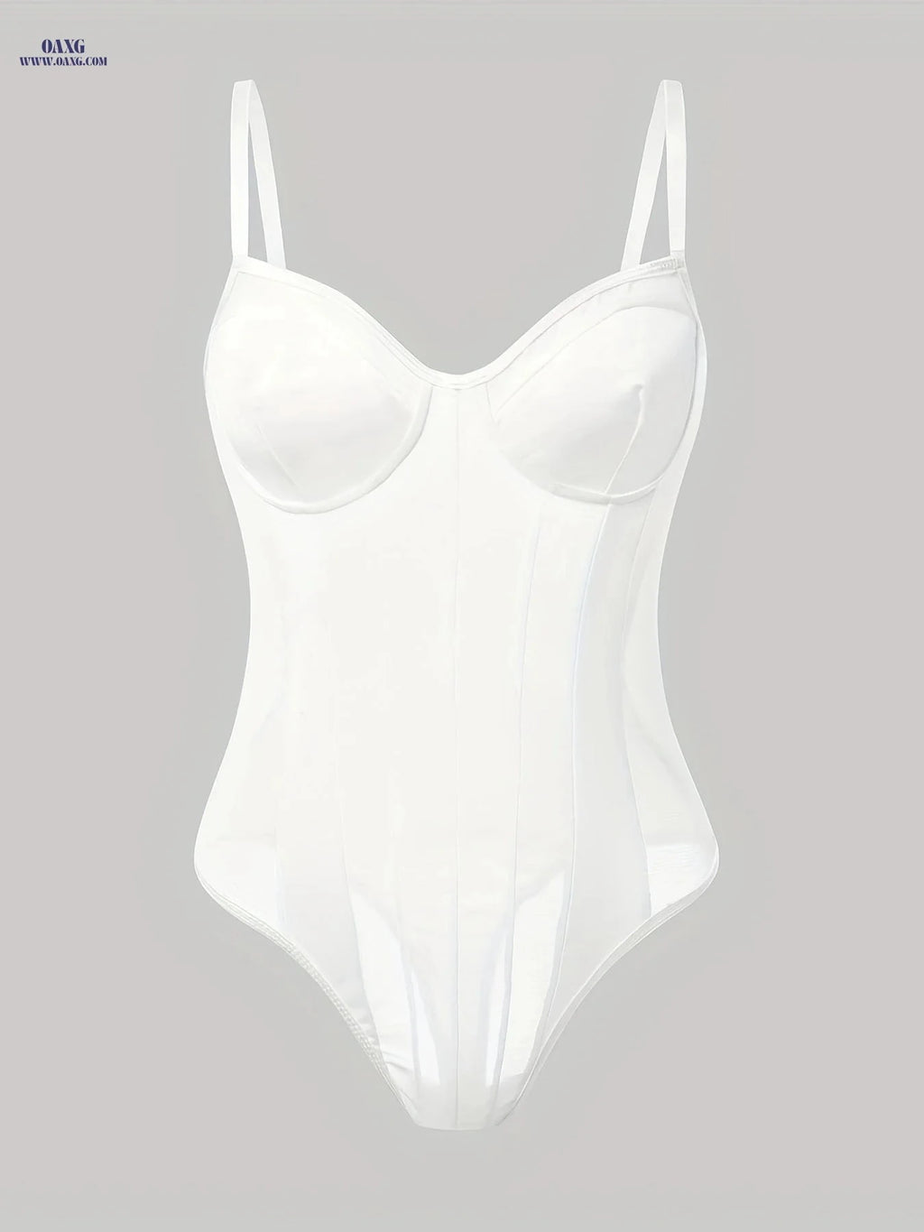 Sexy Deep V Mesh Bodysuit - Backless & Fitted for Spring/Summer   OAXG 