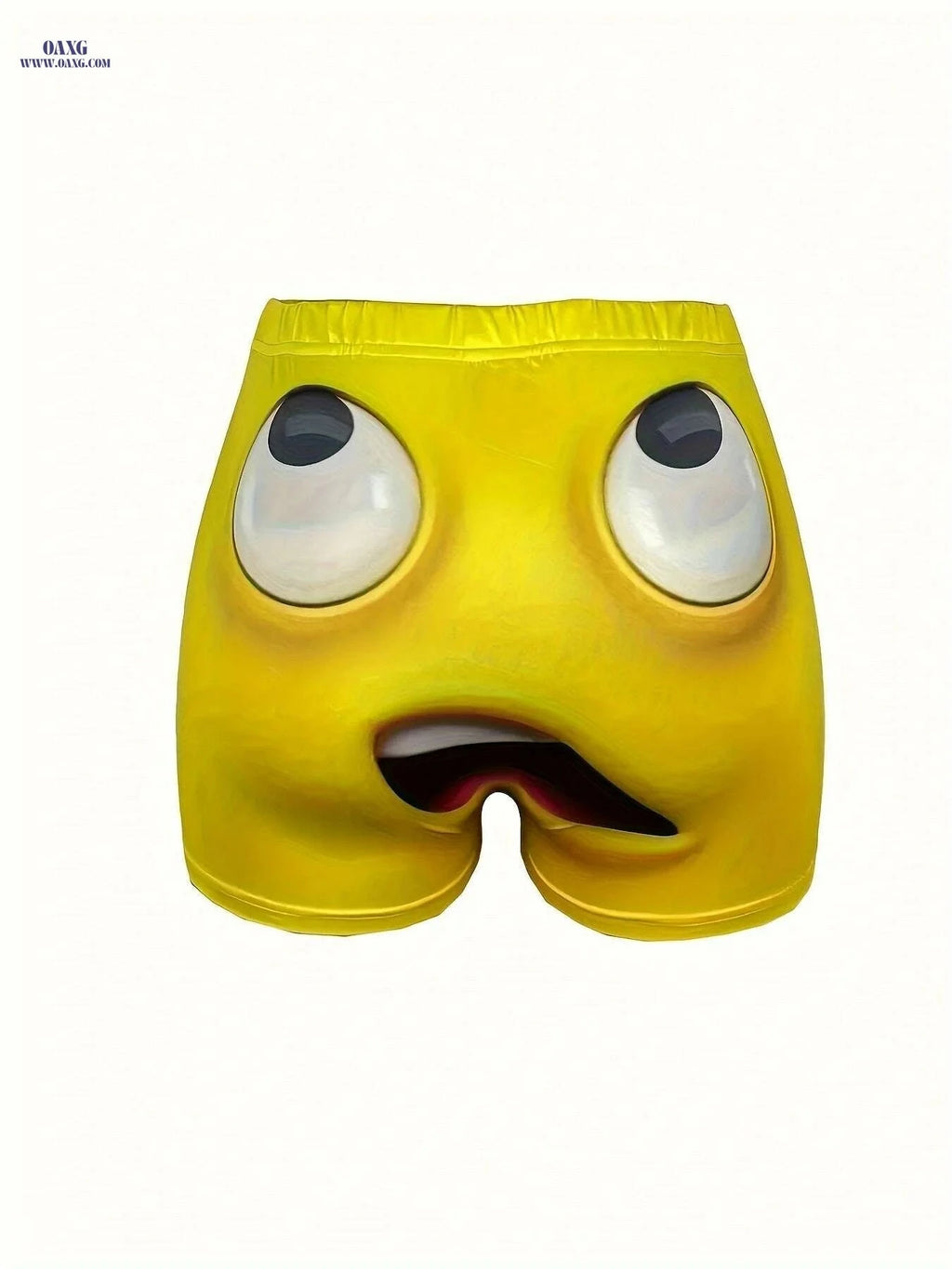 Sexy Face Print Shorts - 8-Bit Gaming Design for Casual Summer Fun   OAXG 