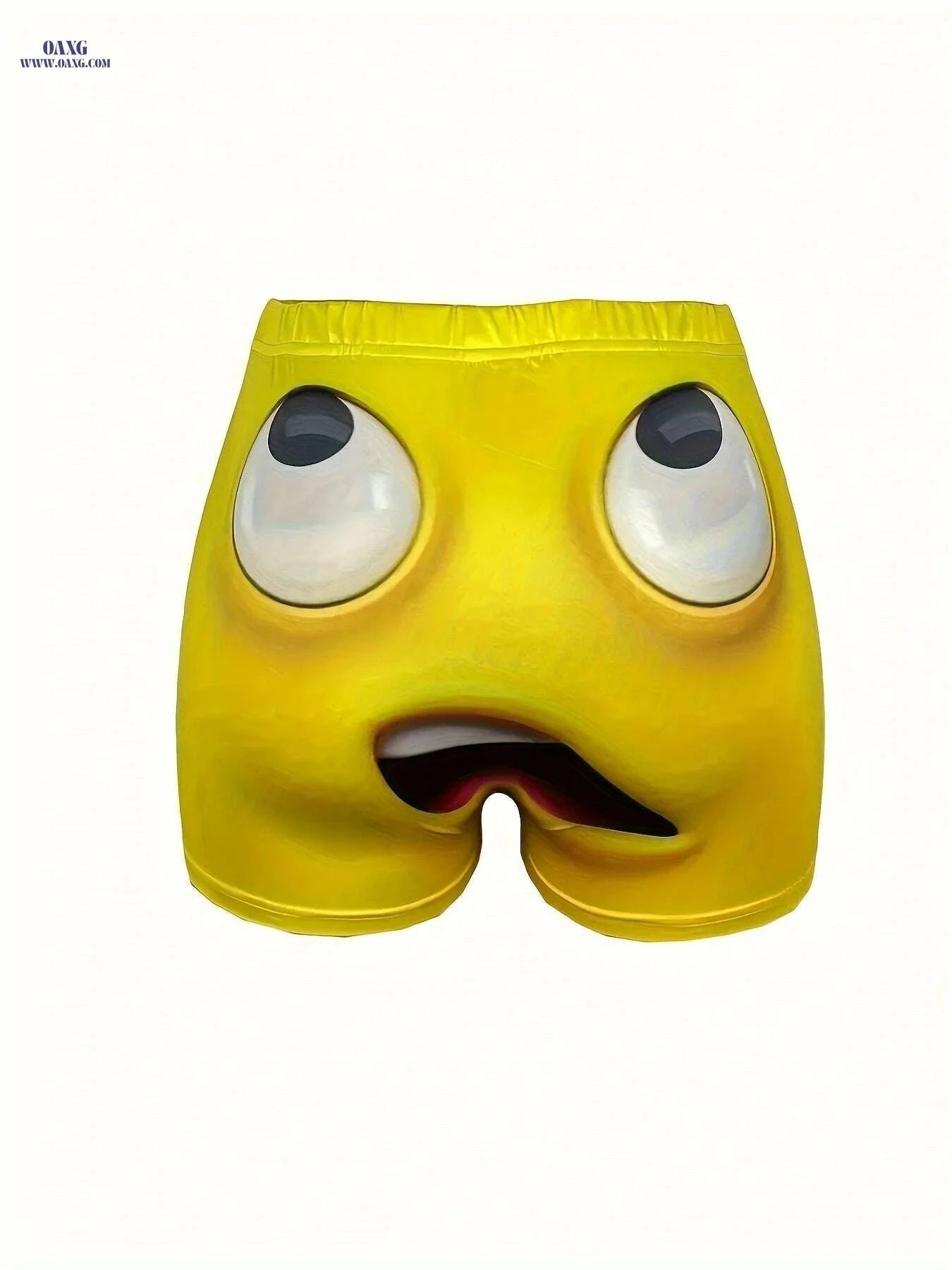 Sexy Face Print Shorts - 8-Bit Gaming Design for Casual Summer Fun   OAXG 
