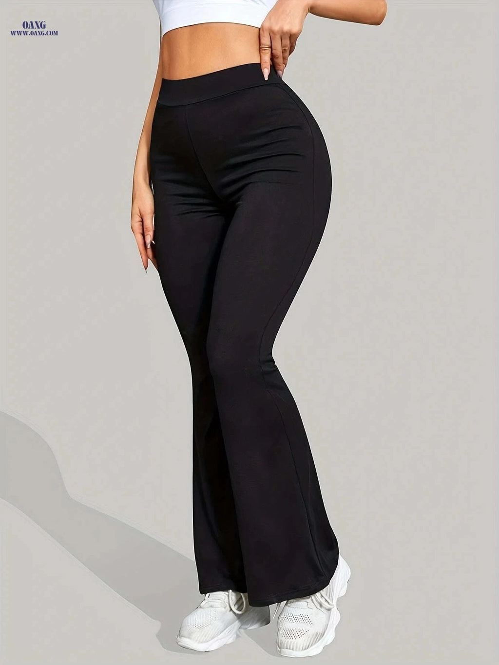 Sexy High-Waist Flare Pants - Butt-Lifting Design, All-Season Fashion   OAXG 