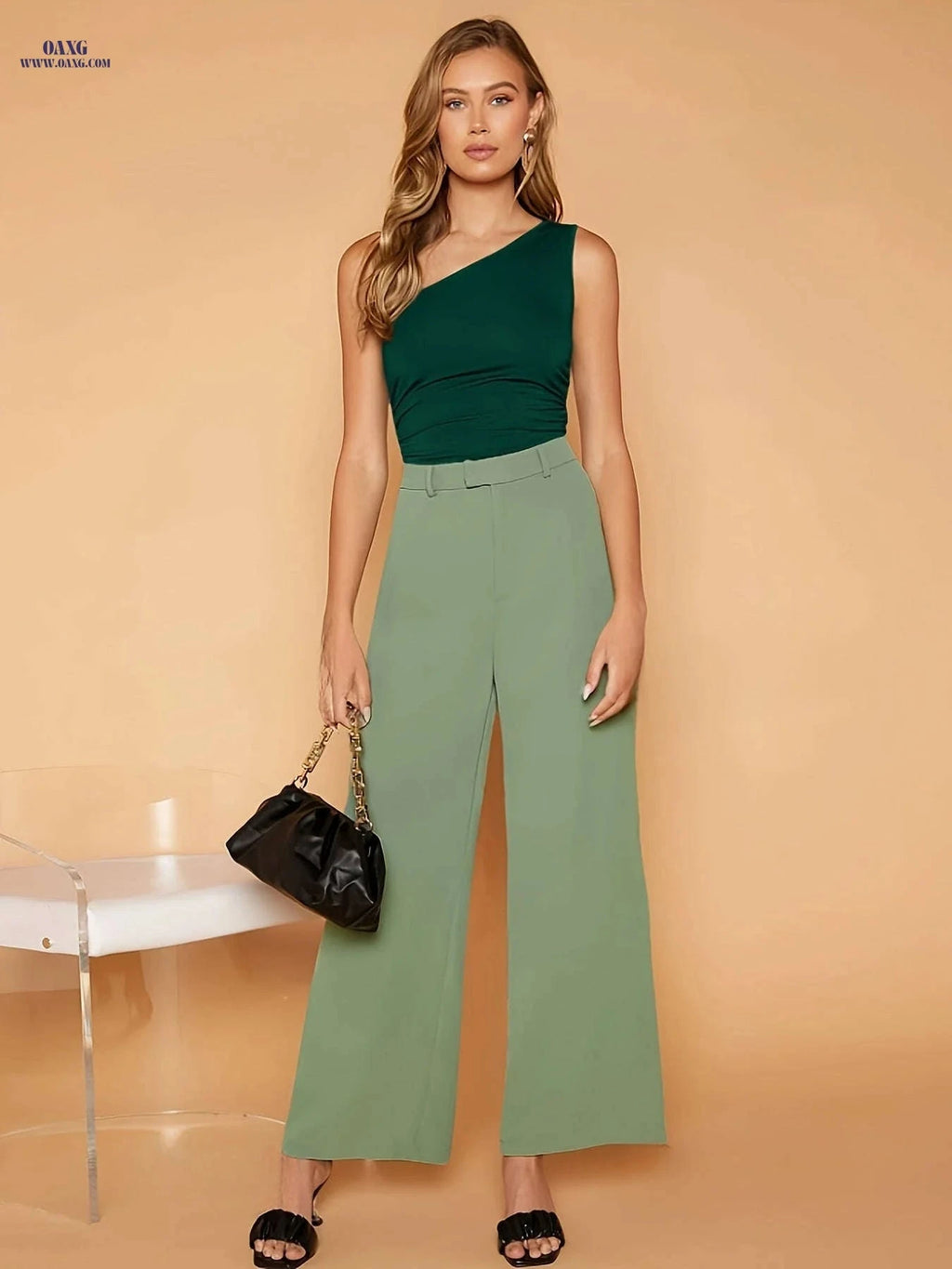 Sexy Women's Bodysuit Top - High Elasticity, Off the Shoulder Design   OAXG 