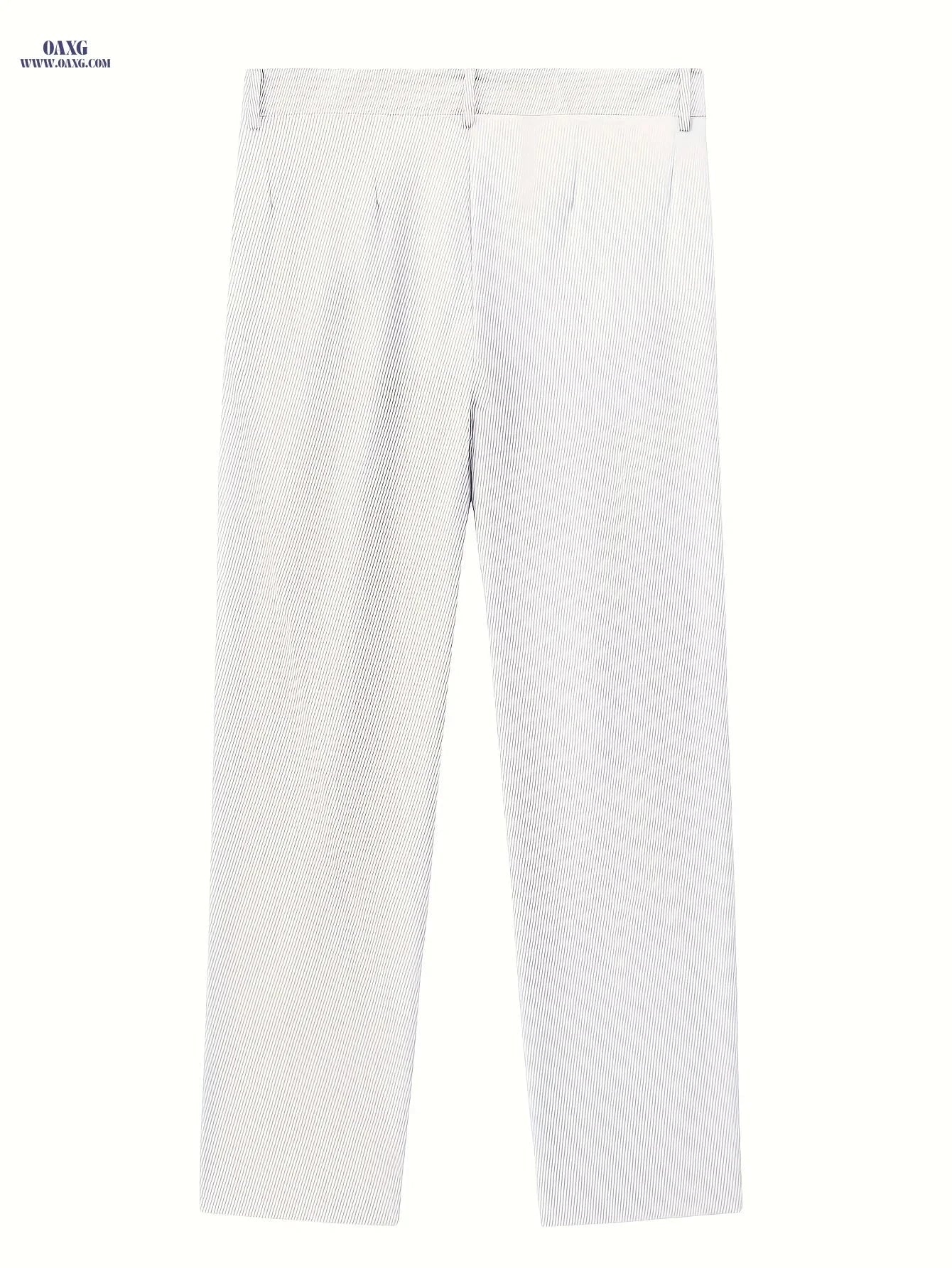 Shule Water OBM Men's Khaki Dress Pants - Classic & Versatile Style   OAXG Black / FR M