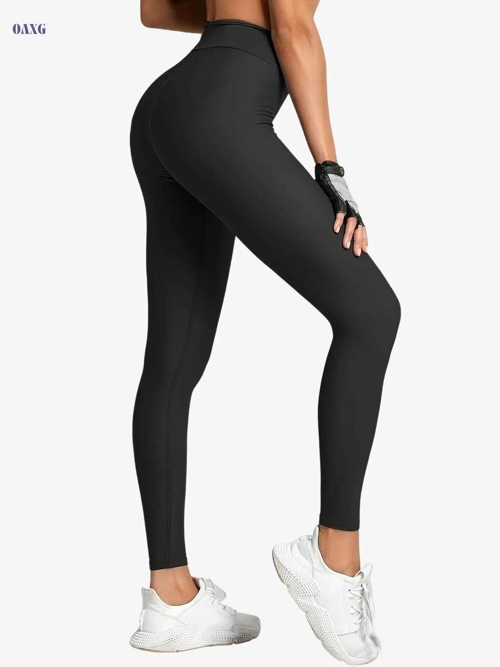 Soft High-Waisted Yoga Leggings - Tummy Control Workout Pants for Women   OAXG 