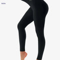 Soft High-Waisted Yoga Leggings - Tummy Control Workout Pants for Women   OAXG Black / S