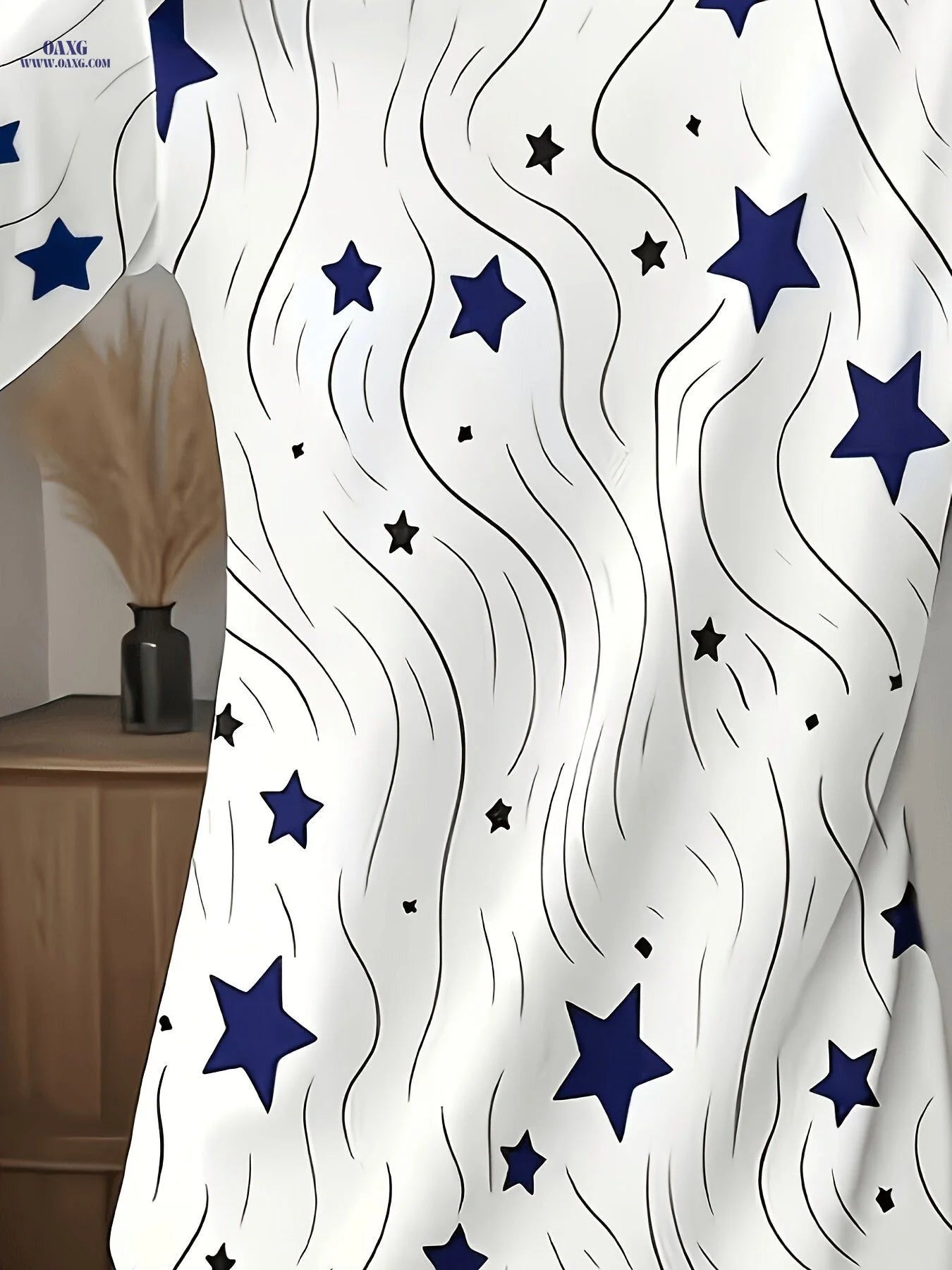 Special Edition Women's Printed Shirt - Elegant Short Sleeve Button-Up   OAXG Mixed colors / S