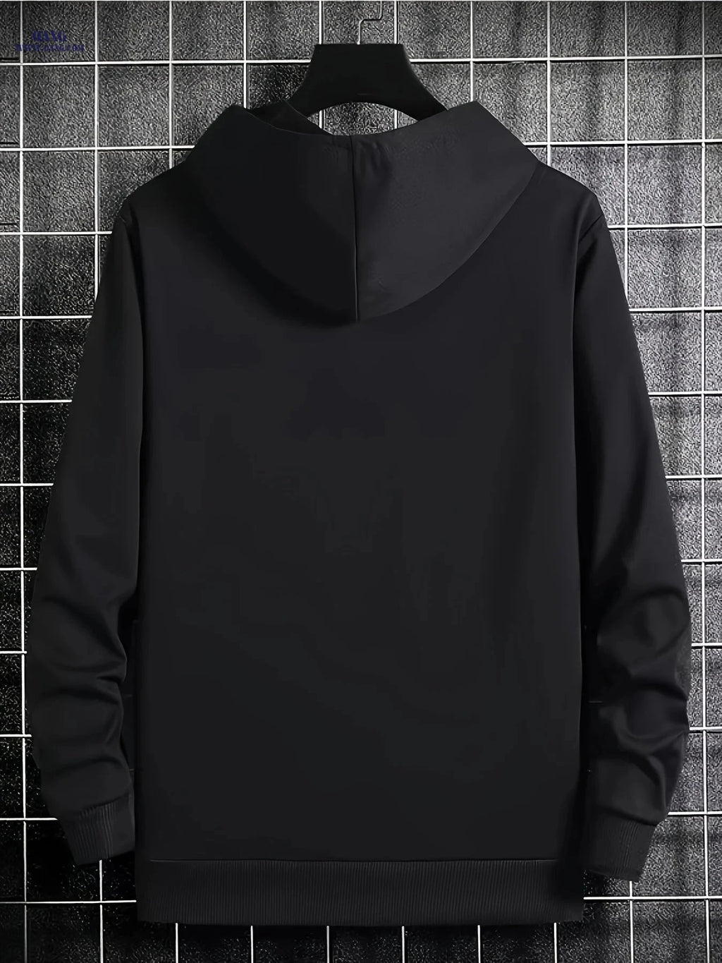 Sporty Hooded Sweatshirt Jacket - Unique Print for Casual Style   OAXG 