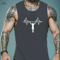 Standard Size Men's Lifting Vest - Casual Fit, Summer Ready   OAXG Slate Grey / S