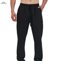 Striped Breathable Chef Pants - Lightweight, Moisture-Wicking Comfort   OAXG Black / FR S
