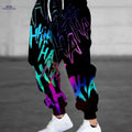 Stylish 3D Abstract Graffiti Sweatpants - Drawstring & Pockets   OAXG 