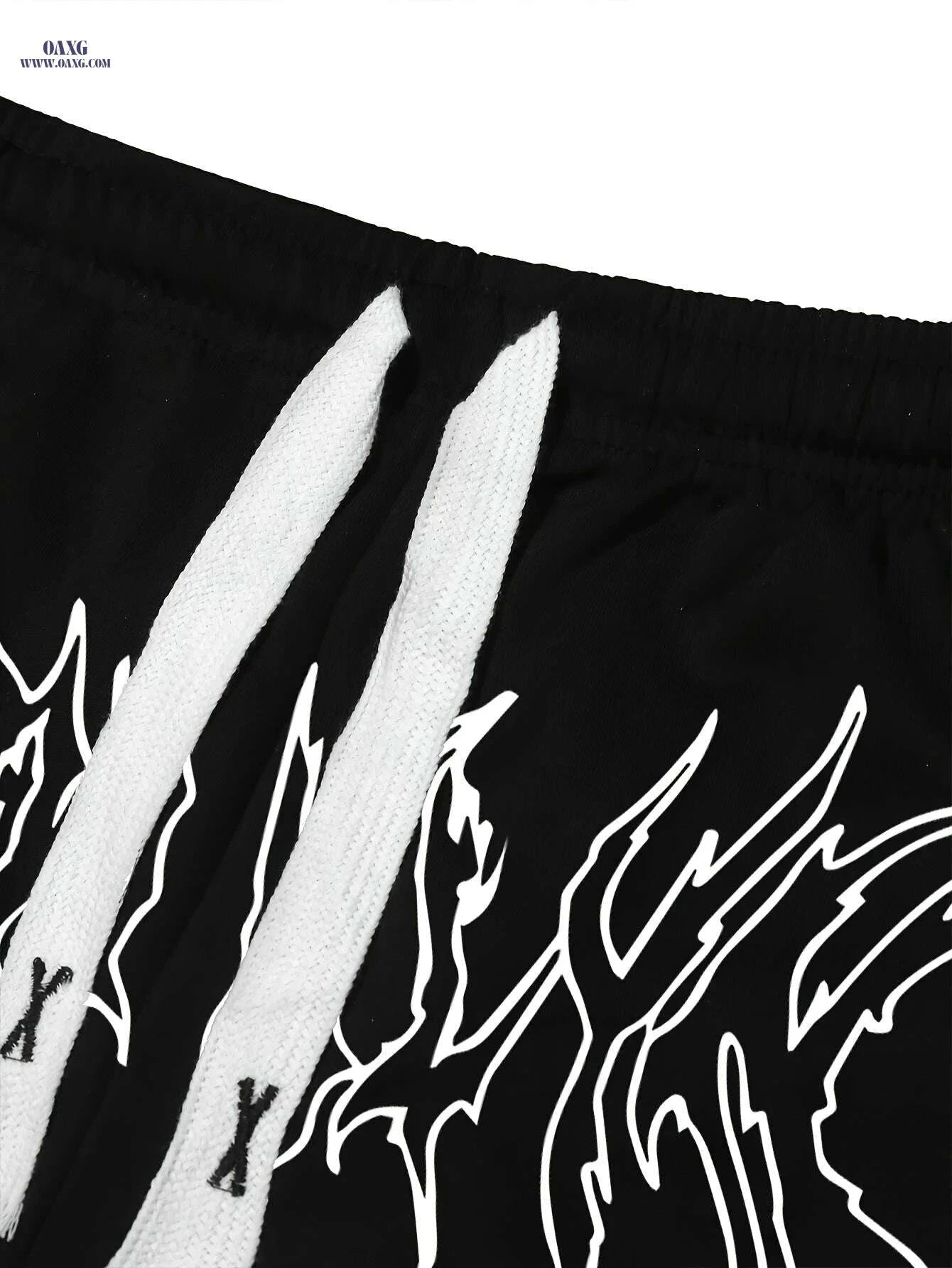 Stylish Black Men's Joggers - Comfortable Polyester Sweatpants for Sports   OAXG Black / S