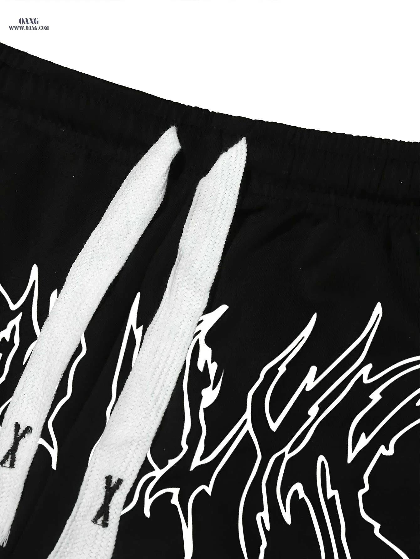 Stylish Black Men's Joggers - Comfortable Polyester Sweatpants for Sports   OAXG Black / S