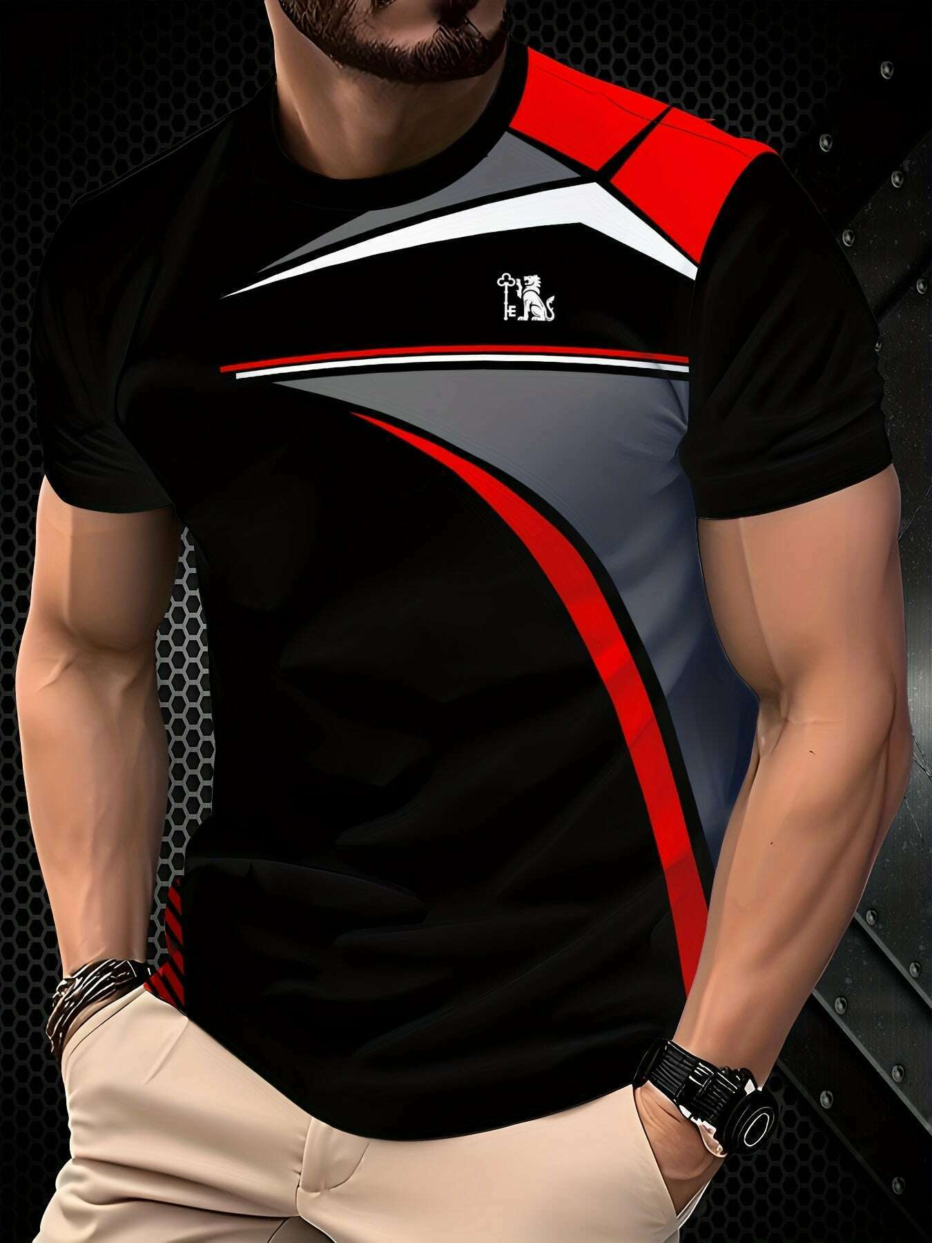 stylish-black-men-s-short-sleeve-t-shirt-casual-crew-neck-design-oaxg-V2g