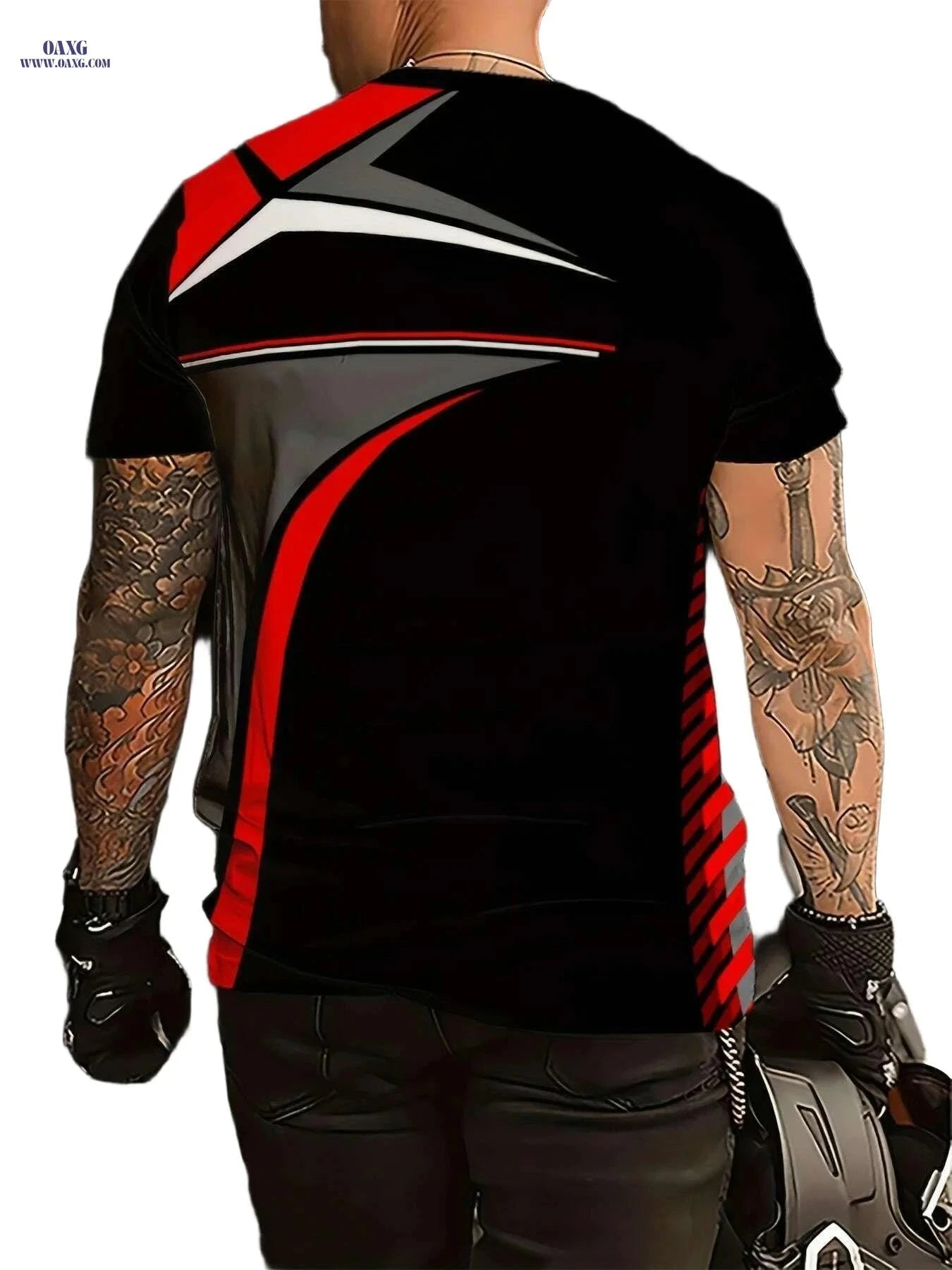 Stylish Black Men's Short-Sleeve T-Shirt - Casual Crew Neck Design   OAXG Ink Black / S