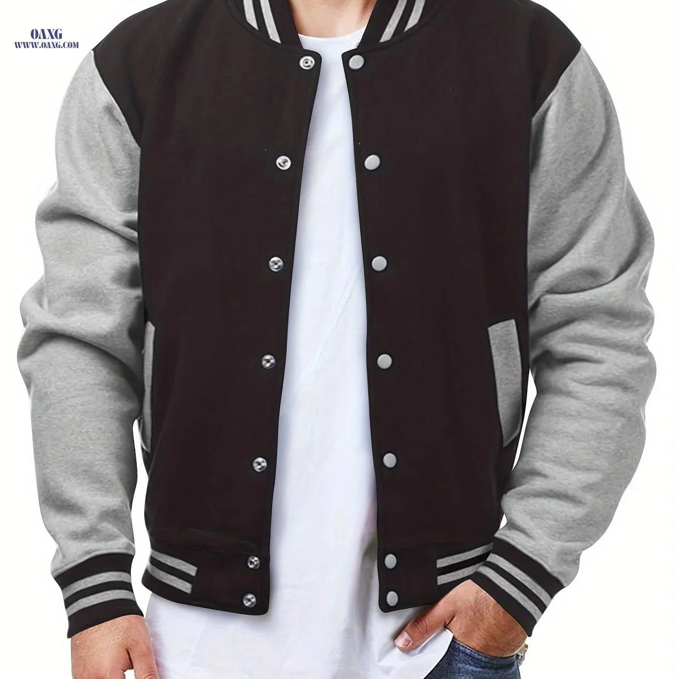Stylish Casual Jacket for Men - Spring & Autumn Fashion Essential   OAXG 