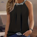 Stylish Casual Strapless Vest - Summer Fashion in Solid Colors   OAXG Black / S