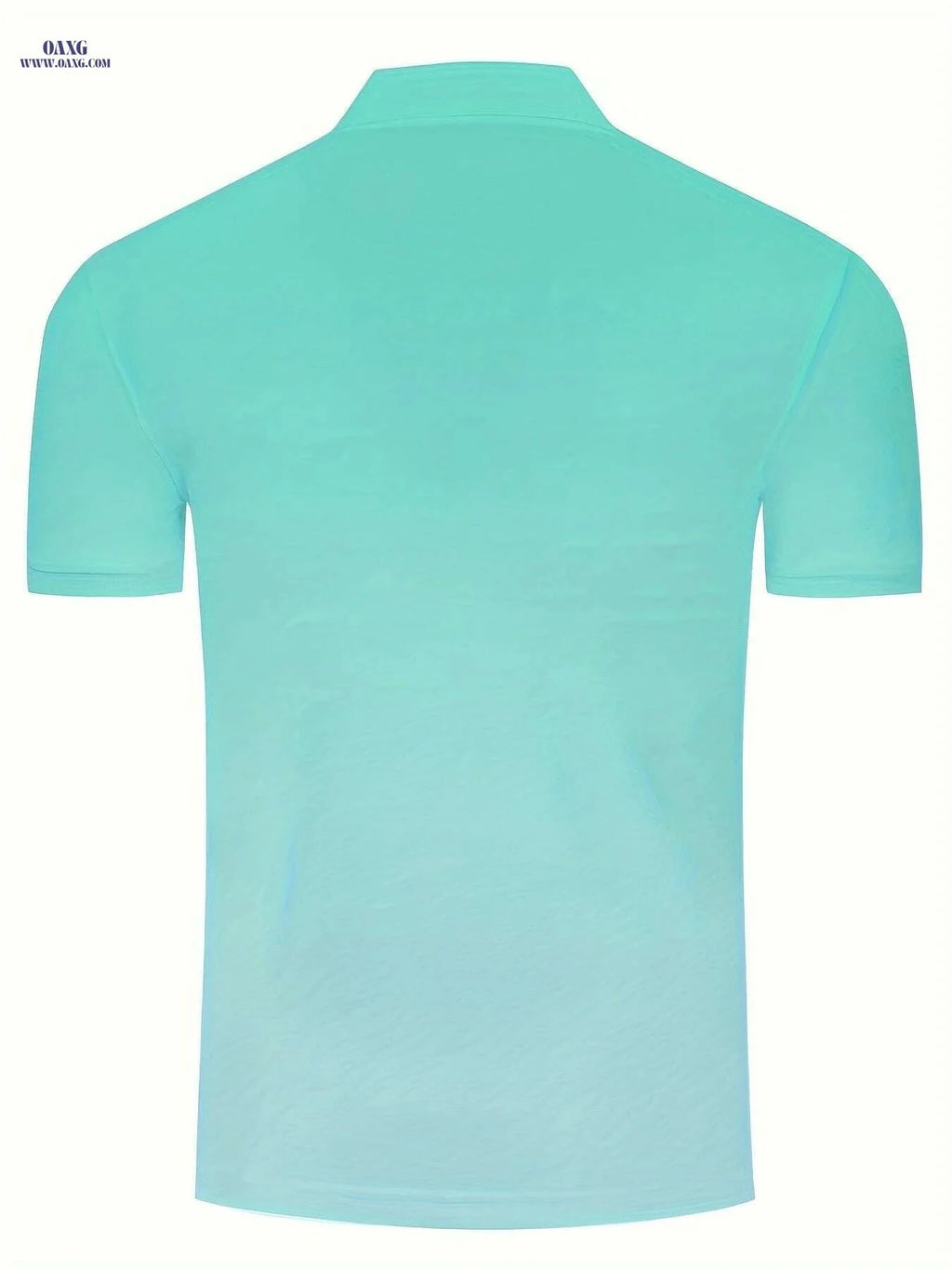 Stylish Gradient Color Men's Short Sleeve Shirt - Perfect for Summer Golf   OAXG Yellow+Light Grey / S